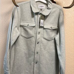 Goodfellow & Co Light Gray Shirt Jacket